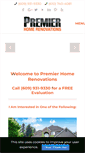 Mobile Screenshot of premierhomerenovations.com